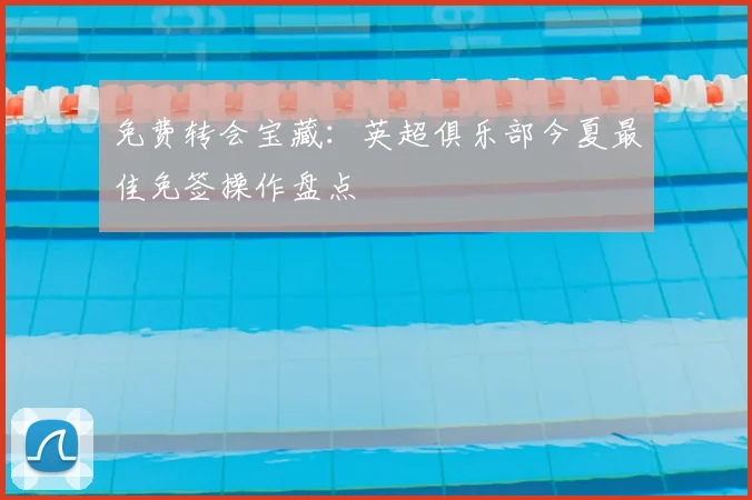 免费转会宝藏:英超俱乐部今夏最佳免签操作盘点