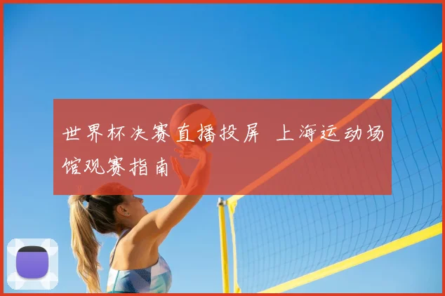 世界杯决赛直播投屏 上海运动场馆观赛指南